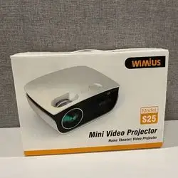 WiMiUS Mini Projector with WiFi and Bluetooth