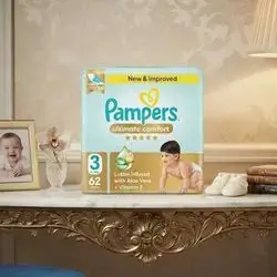 PAMPERS 3 ( 62 PCS ) GOLD