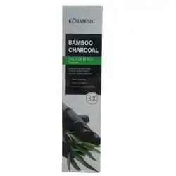 KORMESIC OEM Gentle Face Cleanser Foaming Face Exfoliator Whitening Bamboo Charcoal Face Wash //غسول وجه لطيف من ، مقشر رغوي للوجه، غسول وجه مبيض بفحم الخيزران