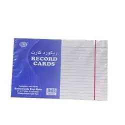 Record Card-8x5 size -100 cards-240gsm