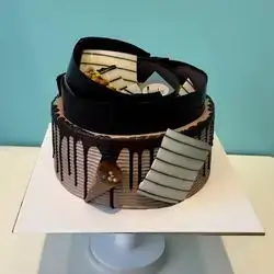 Cake chocolate 16 people