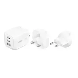Belkin Boost Charge Pro 3-Port Gan Wall Charger 70W 3/2 Pin