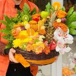 Flower And Basket