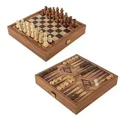 Classic Backgammon & Chess Board