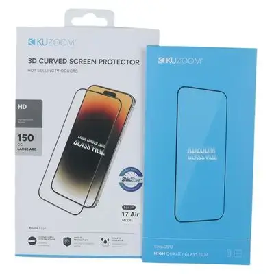 Kuzoom 3D curved screen protector iPhone 17 Pro Max