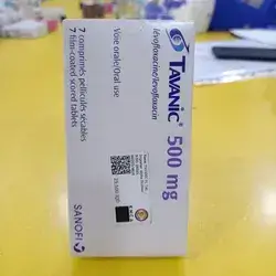 Tavanic 500mg SANOFI France 7 Tablets