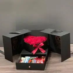 بۆکسی گوڵی سروشتی لەگەڵ شوکولاتە