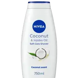 Nivea Coco And Jojoba Shower Cream 750ml //كريم الاستحمام بزيت جوز الهند والجوجوبا من نيفيا، 750 مل