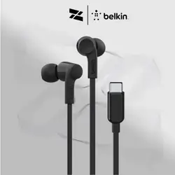 Belkin SoundForm Wired Earbuds with USB-C Connector - Black