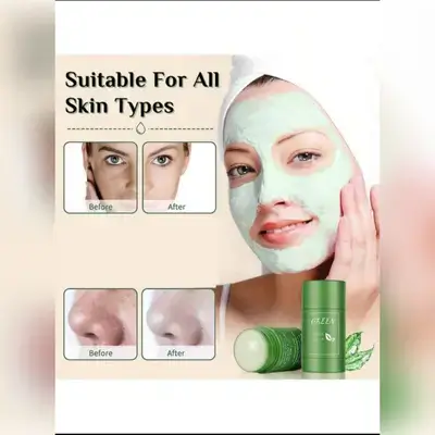 Blackhead Removal Deep Pore Cleansing Moisturizing Brightening Green Tea Facial Mask