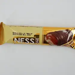 Ness One Biscuits Covered With Milk Chocolate & Stuffed With Caramel 36G