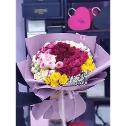 Flower Bouquet 105 Pcs