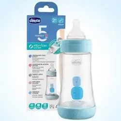 Chicco Perfect 5 Advanced Anti-Colic System 2M+ - 240ml Boys