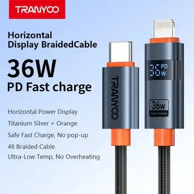 TRANYOO (36W-PD) Fast charging TypeC To Lightning