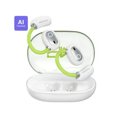 ONIKUMA (T25) Wireless Earbuds – White Live Translation