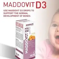 maddovit d3 drops 400iu/ 1ml orange flavour 30ml