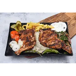 Half Grilled Chicken Meal with Rice