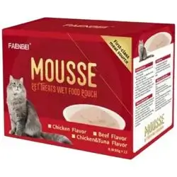 Faenbei Mousse Chicken & Tuna x12