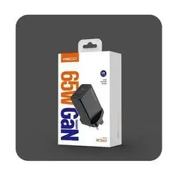 Recci RC56U 65w Gan Fast Charger 3pin Black