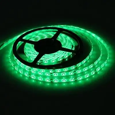 Strip Led Light Green Indoor 5Mt.Single Chip