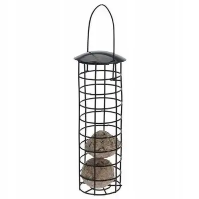 Metal Bird Feeder Black