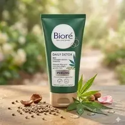Bioré Daily Detox Bio-Cannabis-Sativa-Samenöl Peeling
