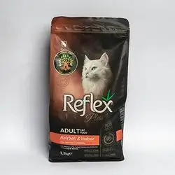Reflex Plus - Adult Cat Hairball & Indoor With Salmon