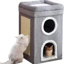 Cat Scratcher & Bed 62cm