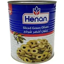 Henan Sliced Green Olive 825g