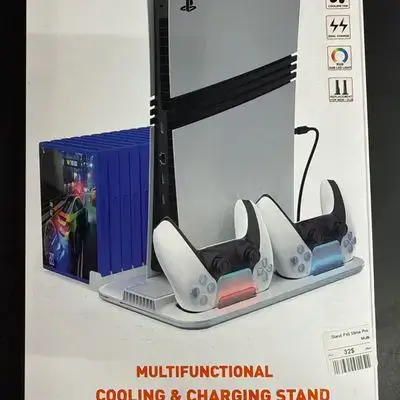 Multi stand ps5 slime+pro pank+charge+CD+remote