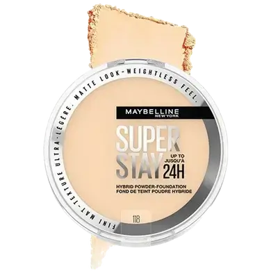 Super Stay Up To 24H Hybrid Powder-Foundation (118) 6g _ MAYBELLINE NEW YORK