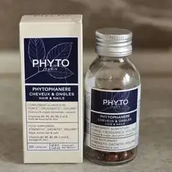 PHYTO PARIS FOOD SUPPLEMENT STREANGTH ,GROUTH , VOLUME ,WEAK , BRITTLE HAIR & NAILS 120 CAPSULS