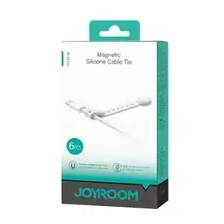 Joyroom JR-ZS422 Magnetic Silicone Cable Tie (White)