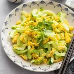 Cucumber Egg Fry