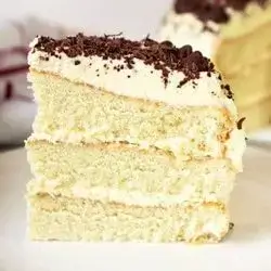 Piece Of Vanilla Cake