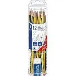 Staedtler Pack of 12 pencils HB + eraser free