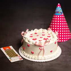 White And Pink Cake