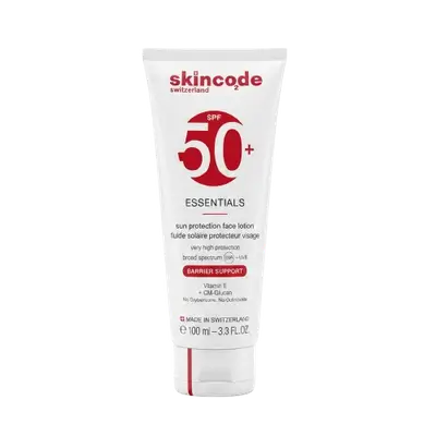 ESSENTIALS Daily Care Spf50+ Sun Protection Face Lotion with CM-Glucan + Vitamin E 100ml _ skincode