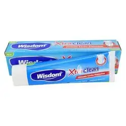 wisdom xtra clean toothpaste