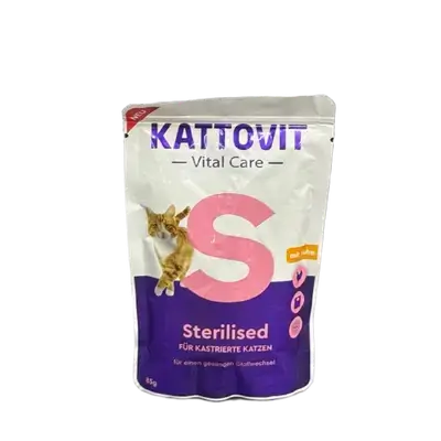 Kattovit Vital Care Sterilised with Chicken 85g