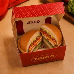 Closed Crispy Chicken Burger