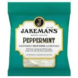 Jakemans PEPPERMINT SOOTHING MENTHOL LOZANGES