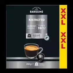 كبسولات باريسمو ريستريتو 50