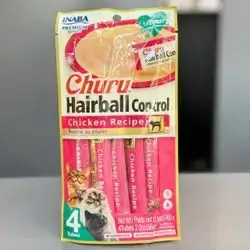 Churu Hairball Control Chicken Recipe 4 Tubes