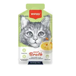 WANPY Meat Broth Chicken With Pumpkin & Carrot 50g