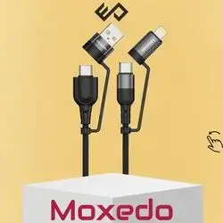 Moxedo 4-in-1 60W PD Charging Cable – Black
