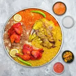 1 kg Ribs & Whole Mandi Chicken