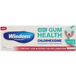 wisdom gum health cholorhexidine toothpaste 75ml