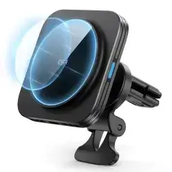 ESR for MagSafe Car Mount Charger,15W Magnetic Wireless Car Charger, for MagSafe Car Charging, Air Vent Dashboard Phone Holder Mount for iPhone Air 17 Pro Max 16 15 14 13 12, Galaxy S25, Fast Charging