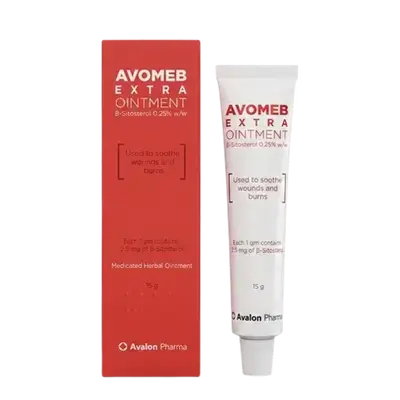 Avomeb Extra (B-Sitosterol 0.25%) Ointment 15g _ Avalon Pharma